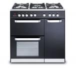 CK 503 Dual Fuel Range Cooker 90 cm in Black